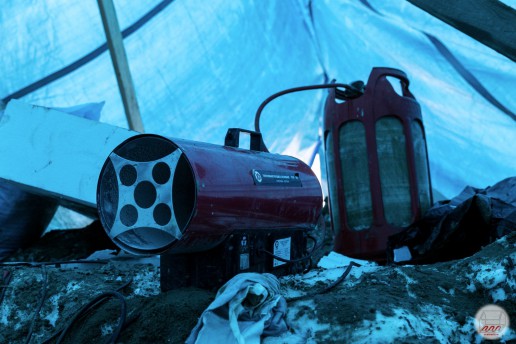 Газовая пушка для создания положительной температуры в шатре