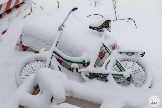 Велосипед зимой не актуален