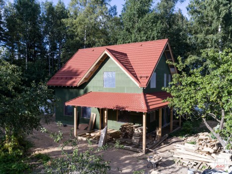 Каркасный дом под крышу в Озерках