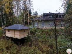 Гриль-домик из минибруса в Васкелово