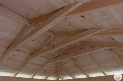 Крыша гриль-домика из минибруса
