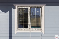 Обналичка окна, каркасный дом в Пениках