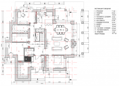 Планировка первого этажа дома из газобетона в Манушкино-5