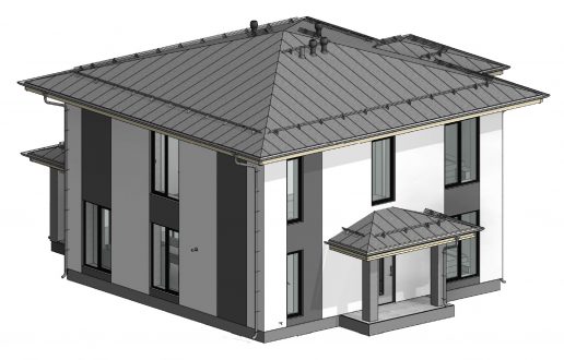 Модель типового дома 10х10 (Андрей Шанс)