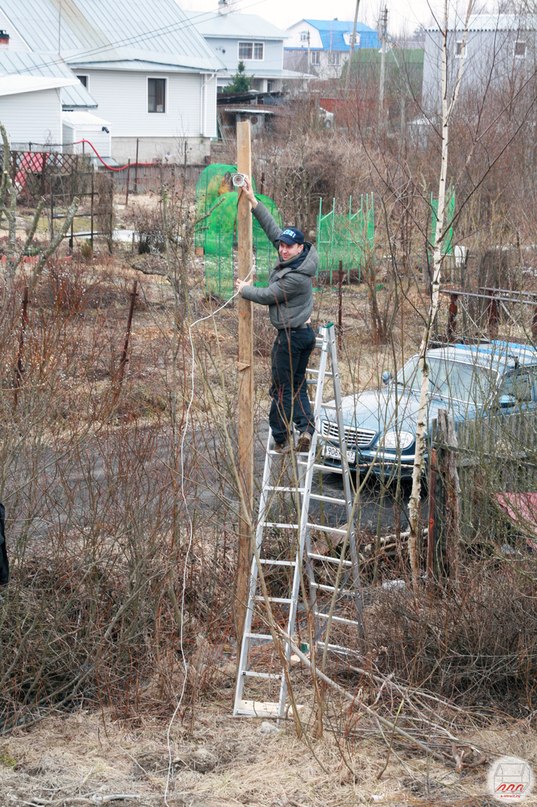 Настраиваю IP-камеру на объекте в Павловске