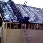 Делаем скат крыши домика в Кандикюле