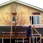 Монтаж фасадных панелей в Тайцах