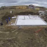 Видео с места строительства УШП около Ёксолово
