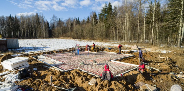 Стройка УШП в Романовке