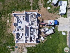 Стройка дома из газобетона в Санино
