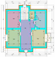 План второго этажа дома из газобетона в Н.Ольшаниках