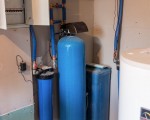 Система очистки воды и кусочек электрического щита