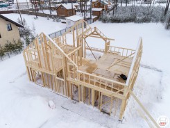 Строим каркасный дом в Смолячково