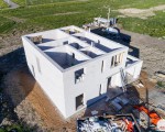 Строим двухэтажный дом из газобетона на УШП в Низино