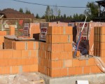 Стройка дома из тёплой керамики на УШП